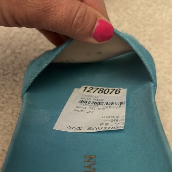 Stuart Weitzman Slides w/ Storage Bag - Picture 4 of 4